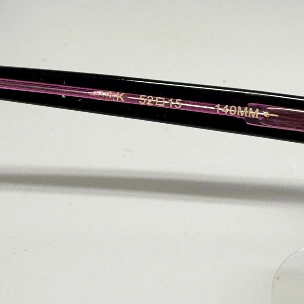 Ted Baker Womens Eyeglasses Frames Black Pink Cat Eye 52-15-140 Bow Detail